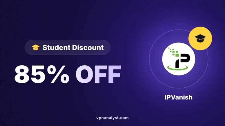IPVanish student discount: 85% off