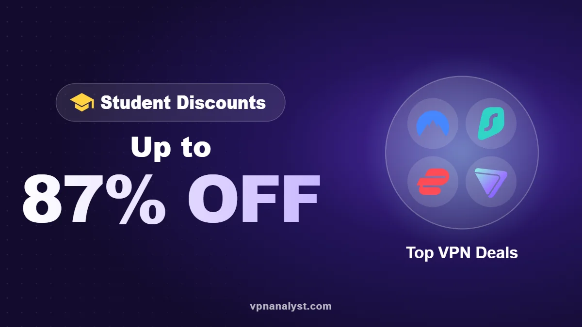 VPN student discounts: up to 87% off